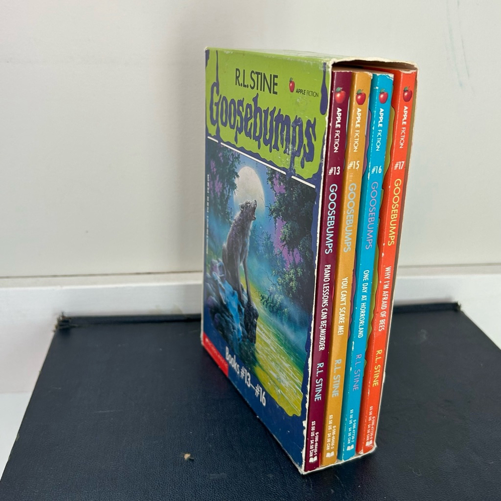 Scholastics Vintage 90’s Goosebumps Books 4 books Why I’m Afraid of Bees & more